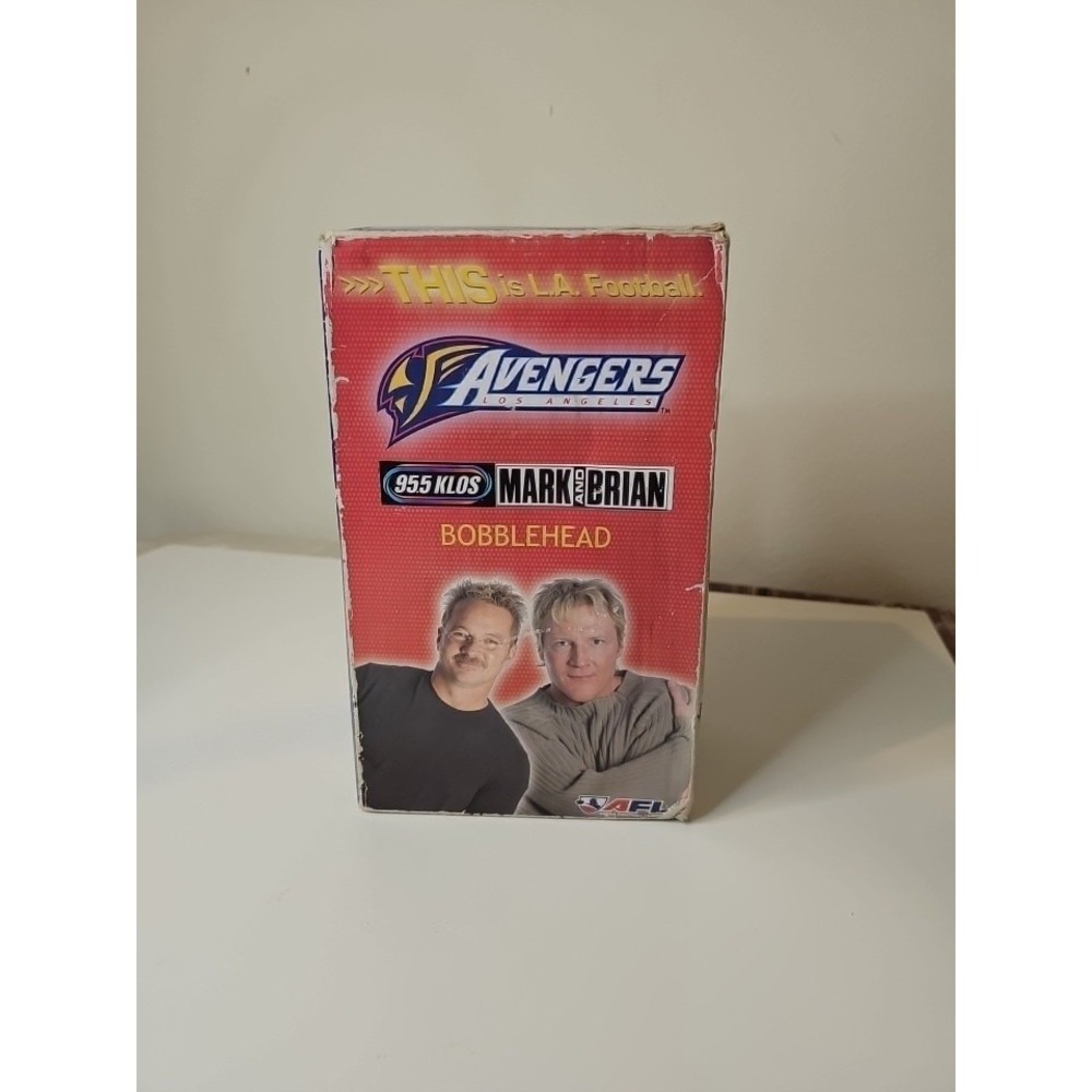 Mark and Brian Los Angeles Avengers Bobblehead AFL 95.5 KLOS